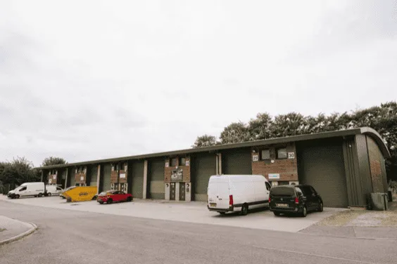Modern community storage units at Aylesham Community Trust facility in Kent, supporting local residents and businesses with secure storage solutions.